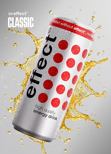 effect CLASSIC Energy Drink – Tray mit 12 x 330 ml Energy Dosen Einweg, Koffeinhaltiges Erfrischungsgetränk mit B-Vitaminen – einzigartiger & erfrischender Geschmack, vegan 6