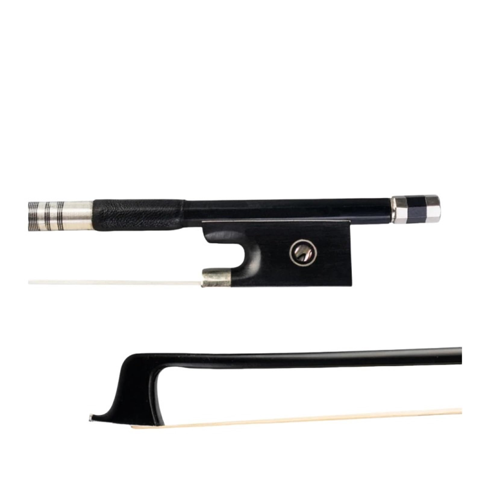 Arcos De Violín Profesionales Arco De Violín Fibra Carbono Negro Para Exámenes Grado(4/4)