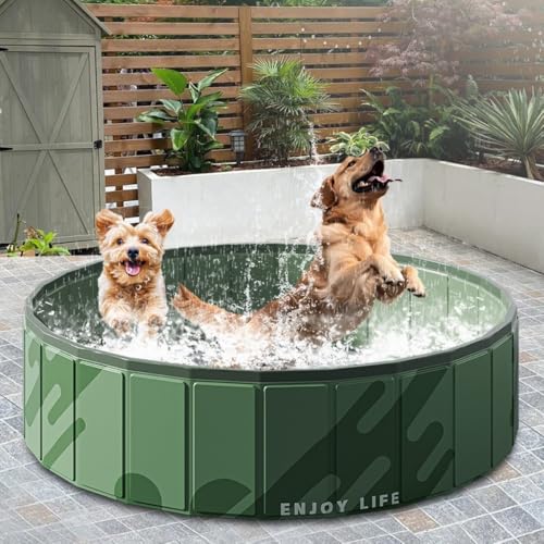 Emidor ���p�X�C�~���O�v�[���A�y�b�g�p�o�X�^�u�A�~�`�A���a80/100/120cm�A��C�����s�v�A�܂肽���ݎ��A�ȃX�y�[�X�A���V�уG���A�A�ƒ�A�y�b�g�A����/�o���R�j�[/��ł̎g�p�ɓK���Ă��܂� (A,100x100x30cm)