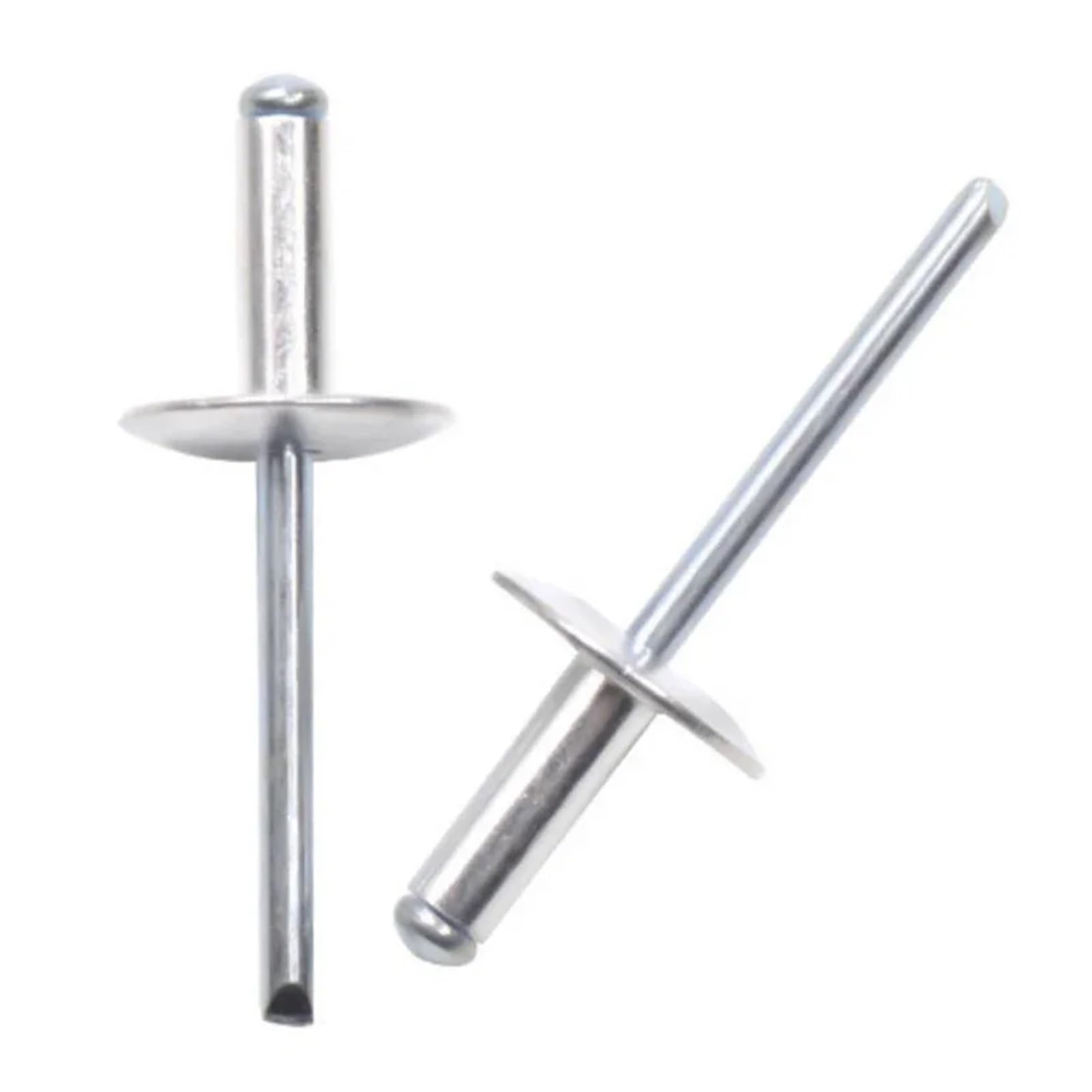 remaches ciegos, Remache ciego de aleación aluminio, remache cabeza grande, plana, redonda, clavo tracción, M3.2 M4 .8 M5 M6.4, 10 a 100 Uds(16mm,M4.8 (20Pcs))