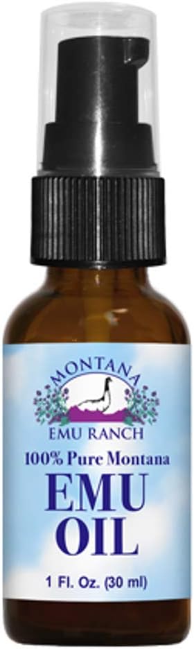 100% Pure Montana Emu Oil Montana Emu Ranch Co. 1 oz Liquid
