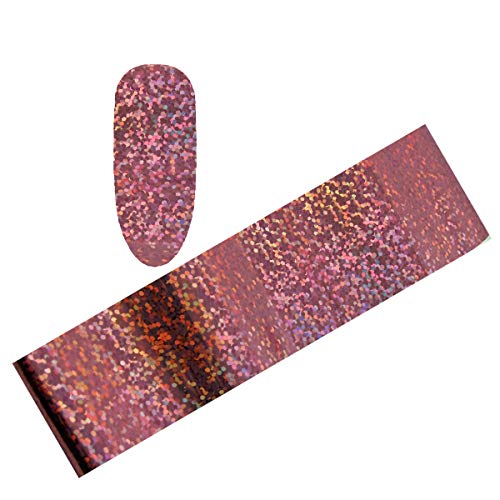 Transfer Nagelfolie METALLIC 27 XXL Nagel Folie – DIY Nagelschmuck Fingernägel – Nailart Transferfolie Rolle Nägel – Bild 5