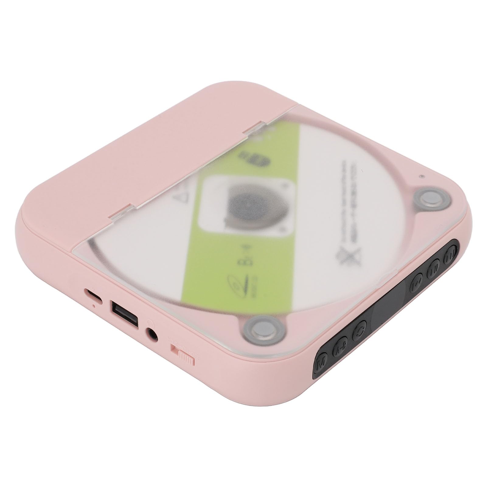 CD Player Tragbarer Bluetooth, Kompakt CD Player mit 2000 mAh Support CD R, CD RW, MP3, WMA, Music Player für Home Car Travel