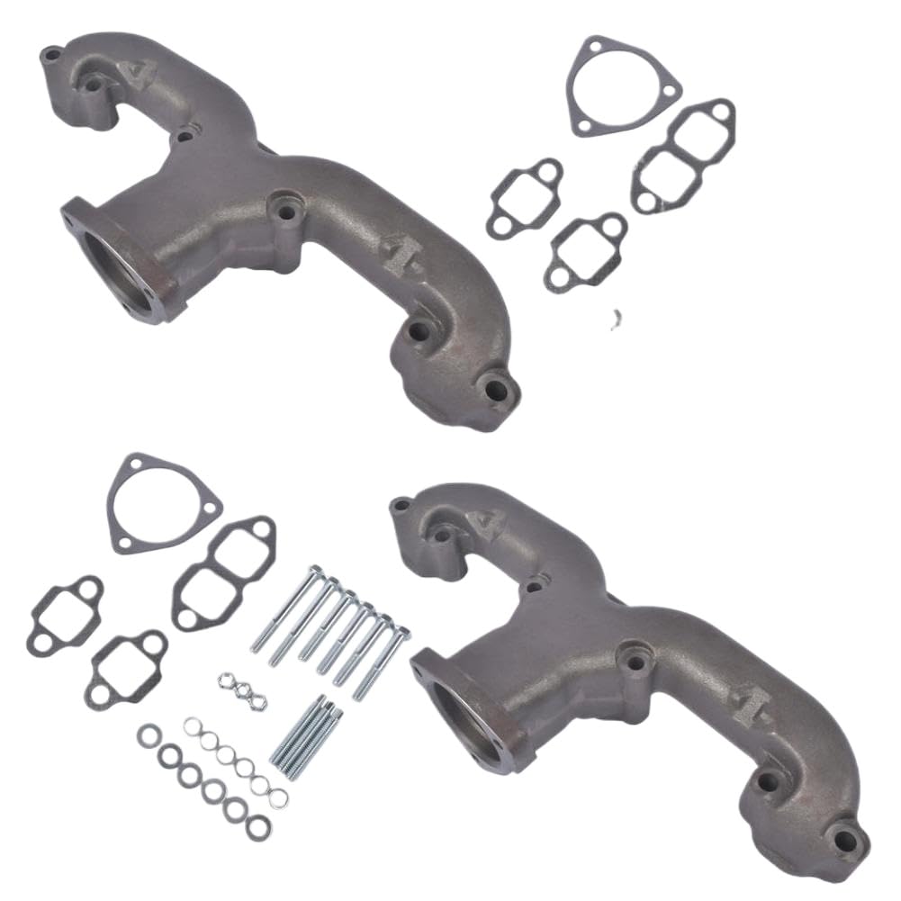 Set collettori di scarico compatibili con ferro sferoidale SBC 283 305 350 400 con guarnizione