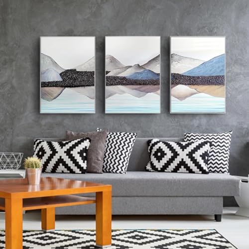 Décoration murale abstraite de montagne et images murales modernes en toile