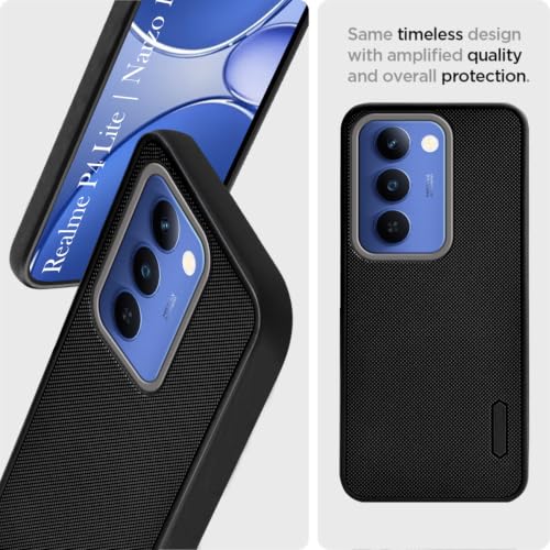 Image of Jkobi Rubberised Back Cover Case for Realme P4 Lite 5G | Realme Narzo 100 Lite 5G (Textured Grip Design | Micro-Fiber Cloth Inside | Slim and Light Weight | Soft Touch and Feel)