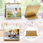 ZEEYUAN 60 Pockets of 4x6 Photo Frame Flip Photo Album on Stand 4x6 Picture Frames Collection for Desktop - Image 5