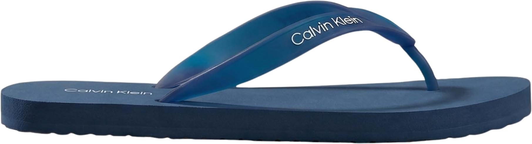 Calvin Klein Men's Flip Flops - CK Navy - UK 10