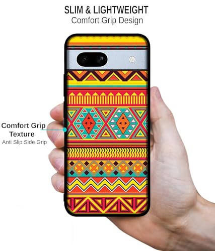 Image of Artistic Rangoli Design Premium 2D Printed Metal Back Case Cover for Google Pixel 7A 5G