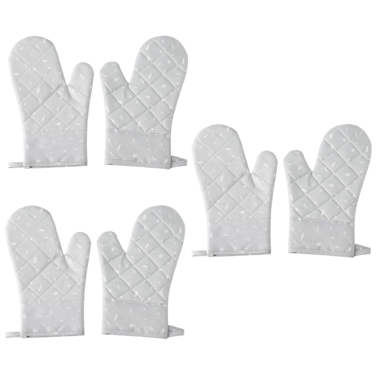 ABOOFAN 3 Stücke Paar Verdickte Küchenhandschuhe Mikrowellenherd-Handschuhe Nicht-silikon Hitzebeständig Zum Kochen