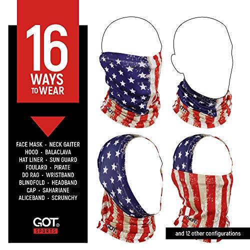 Image of UPF 50+ Fishing Neck Gaiter - UV Face Mask Sun Protection for Men Women