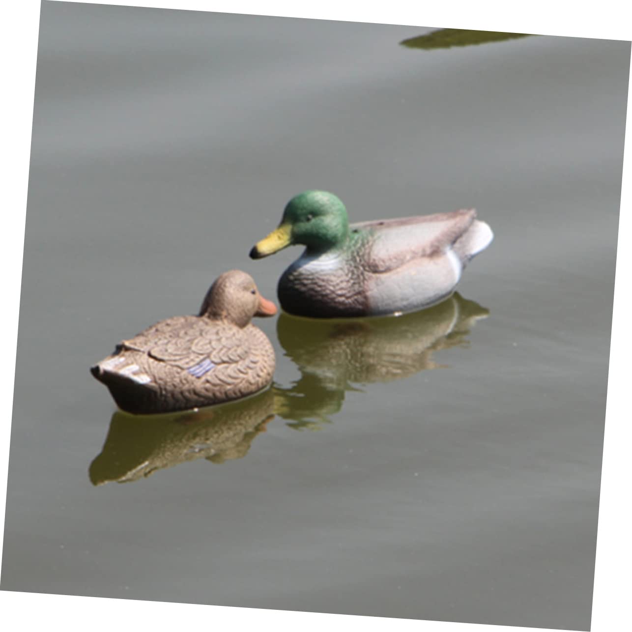 POPETPOP 2 Piezas Modelo De Pato Flotante Señuelos De Pato Exterior Equipo De Caza De Patos Accesorio De Caza Suministros De Caza Estatua De Jardín Suministro Al Aire Libre Cebo De Caza Eva