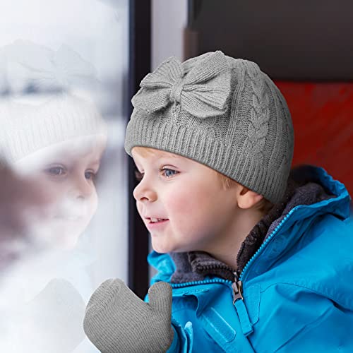 Image of SATINIOR 3 Set Toddler Hat Glove Set