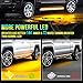 Led Running Board Lights for Trucks Amber Side Marker Kit, White Courtesy Light Extended Crew Cab 2pc 70Inch 216 Led Bar Bed Switchback Underglow Strip for Pickup Truck SUV Cars Work Van (1070)