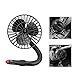 huihuijia Ventilatore Auto 12v Ventilatore Camper Ventilatori per Auto 12v Ventilatore per Auto Portatile Ventilatore per Auto 12v Plug in Car Fan
