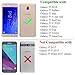 Annymall Galaxy J7 2018 Case with Built-in Screen Protector, Heavy Duty Shockproof Defender Armor Protective Cover for Samsung J7 2018/ Galaxy J7 Aero/ J7 Refine/ J7 Star/ J7 Crown(2018) (Purple/mint)