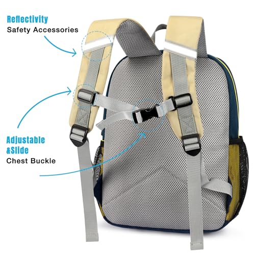 Image of STEAMEDBUN Toddler Backpack for Boys 2-4,Kindergarten Backpack for Boys,Preschool Backpack,Mini