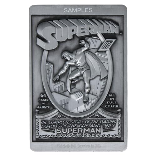 Limited Edition DC Comics Ingot - Superman #1 Cover Recreation - Only 9,995 Worldwide - Officially Licensed by DC