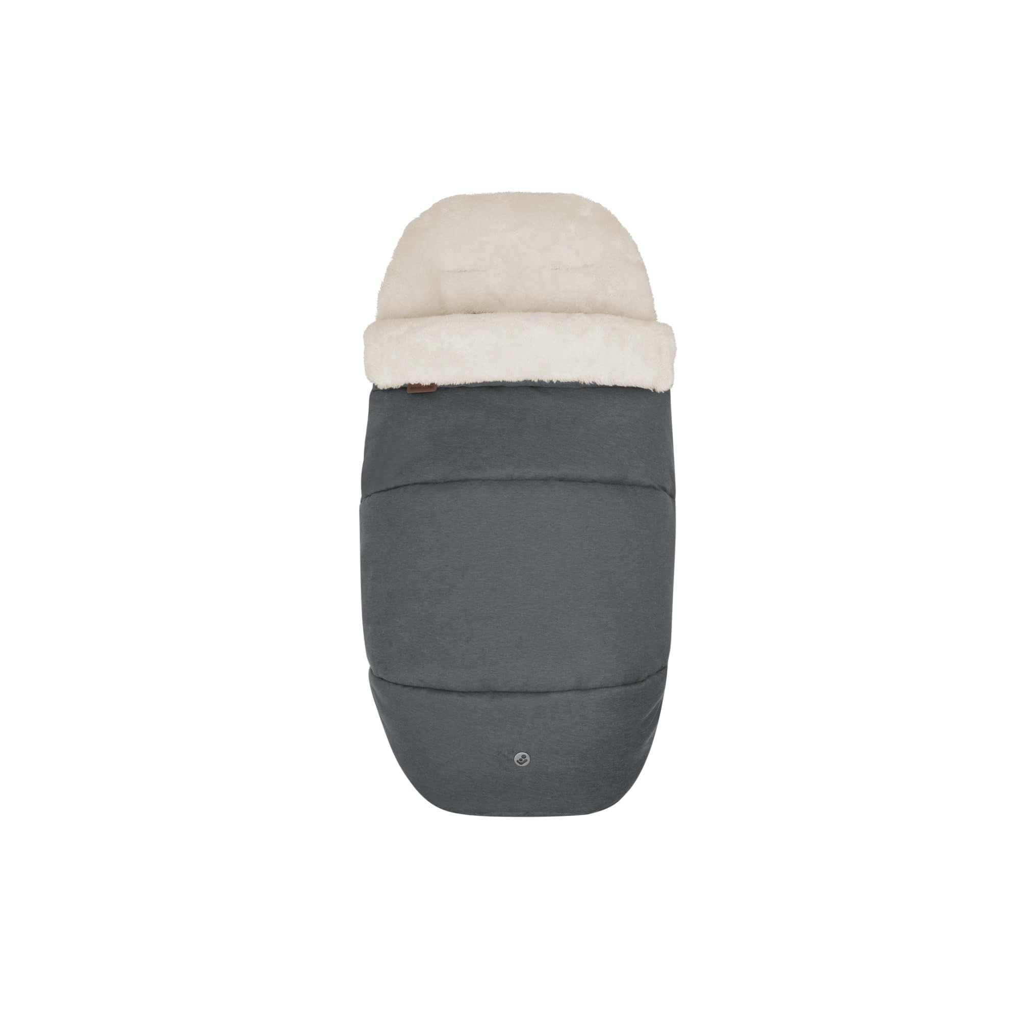 Maxi-Cosi kuschelig weicher 2-in-1 Fußsack, geeignet für alle Maxi-Cosi Kinderwagen, auch als Sitzpolster verwendbar, Black (schwarz)