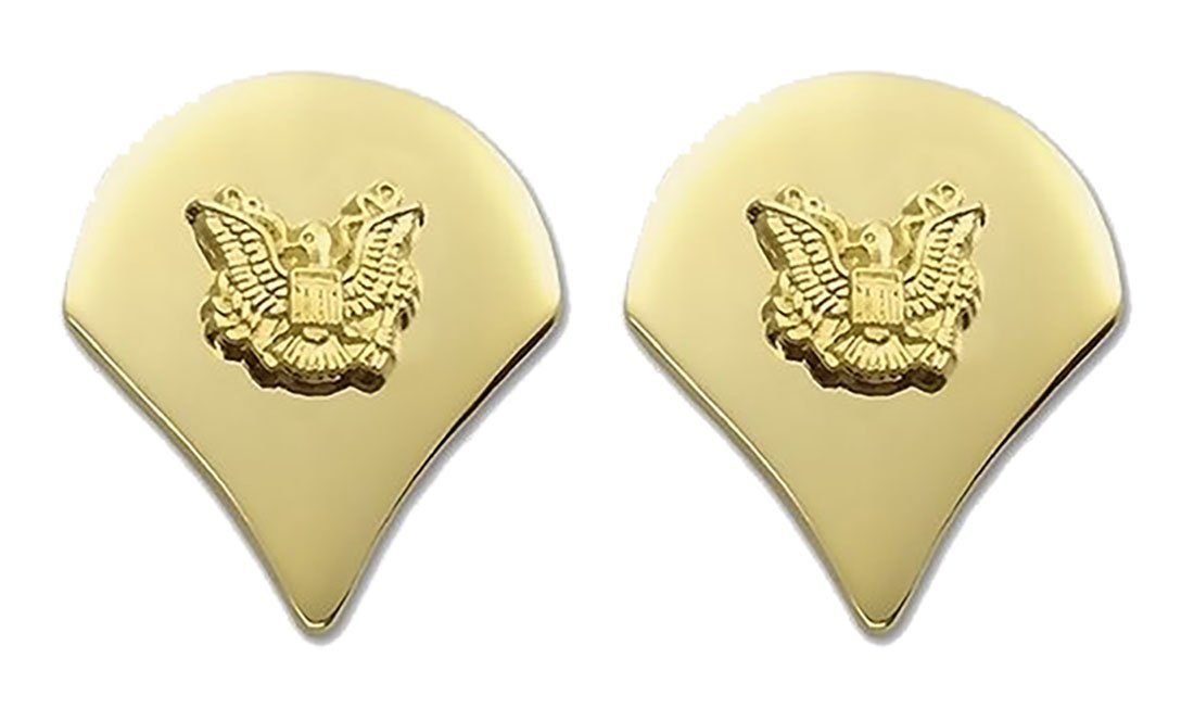 Uniform Accessories Unlimited IncU.S. Army Shiny Non-Subdued Enlisted Metal Rank