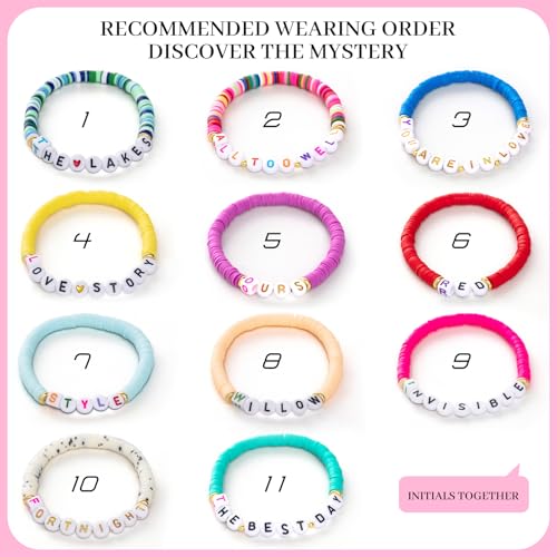 11 PCS Friendship Bracelets, Inspired Bracelets Set, Friendship Bracelets for Fans Women4