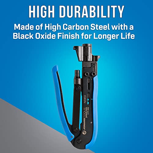 Jonard Tools Ctf-200, Compression Tool For Coaxial Cable Long F Connector #TOP3