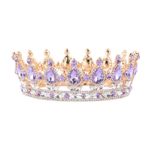 Stuff Crystal Crown Tiaras Prom Party Wedding Bridesmaid Hair Piece with Bobby Pins (Style#16)