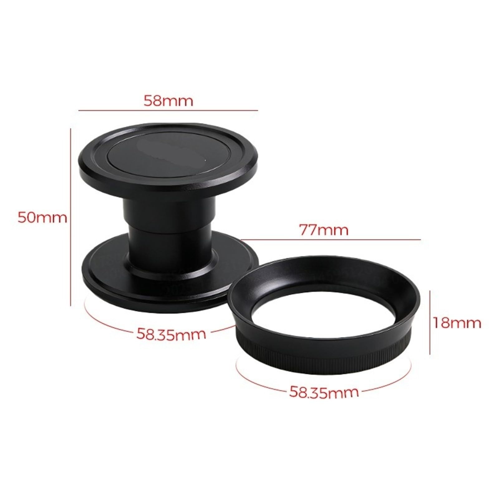 Kit Tamper, Compatibile Con IKAPE, Mini 51mm Imbuto Magnetico 58mm