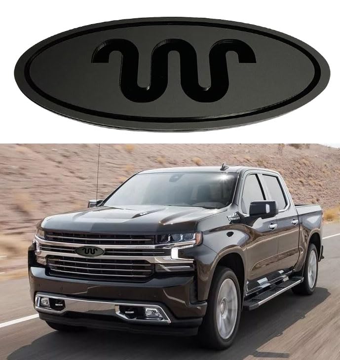 Moossi 9 Inch Front Grill Rear Tailgate Auto Emblem Badge NamePlate King Ranch Edition Flag for Ford F150, 11-14 Edge, 11-16 Explorer, 06-11 Ranger, 07-14 Expedition,F-9KR-BB Black
