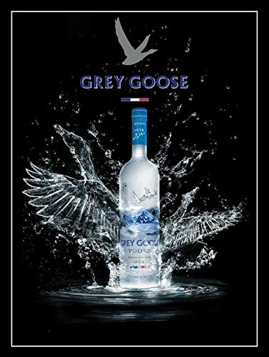Metal Sign - Grey Goose Vodka Man Cave Bar Pub - 8'X12'Tin Sign