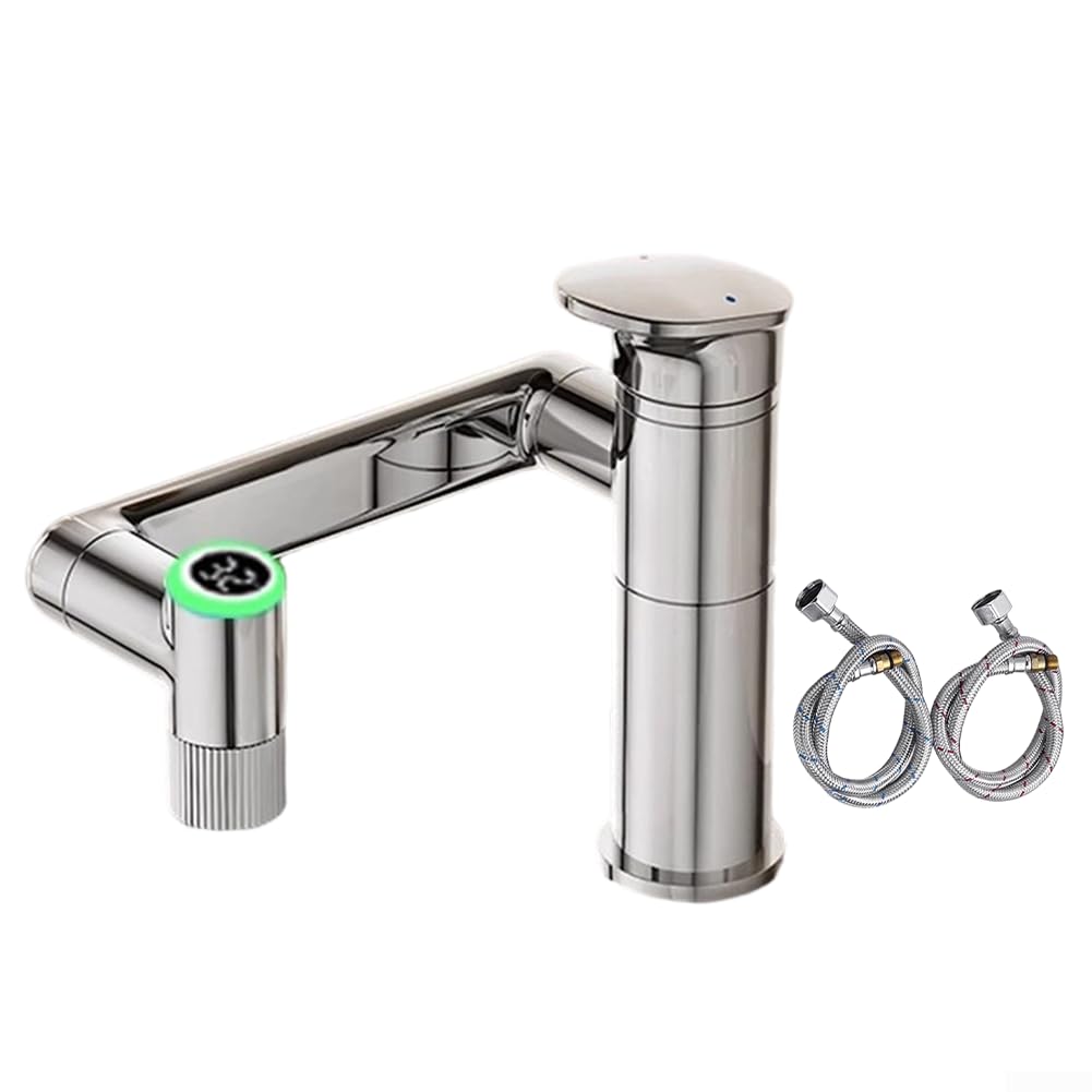 Robinet de lavabo réglable pour simplifier la routine matin