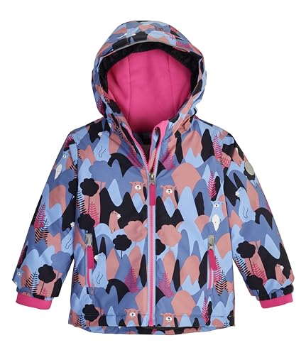 first instinct by killtec Kinder Skijacke/Funktionsjacke mit Kapuze und Schneefang FISW 29 MNS SKI JCKT, hellblau, 98, 42138-000