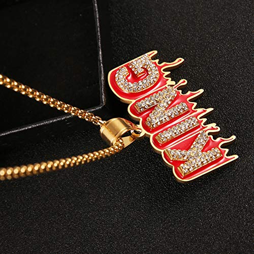 Asalways Hip Hop King Cz Pendant Fashion Rapper Jewelry Rock Iced Out Shiny Stainless Steel Necklace For Men And Women #TOP3