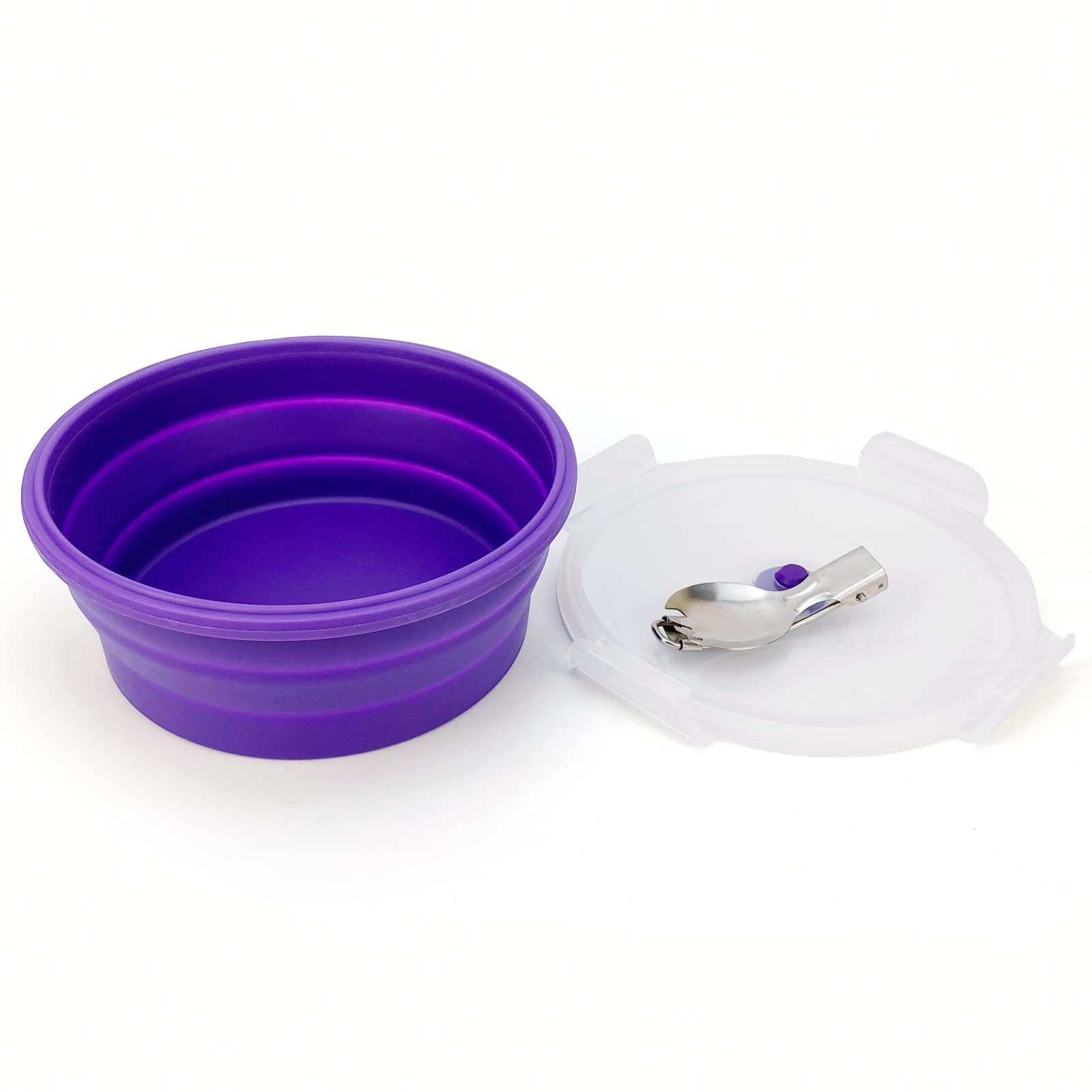 Conteneurs De Stockage Des Aliments Pliables En Silicone, Avec Couvercles, Boîte à Déjeuner En Silicone, Boîte à Bento Sans BPA Pour Garde-manger De Cuisine 4 Pièces