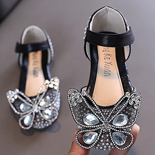 Girls Sandals Fashion Spring and Summer Girls Sandals Dress Dance Show Princess Shoes Toddler Slippers Girls Size3