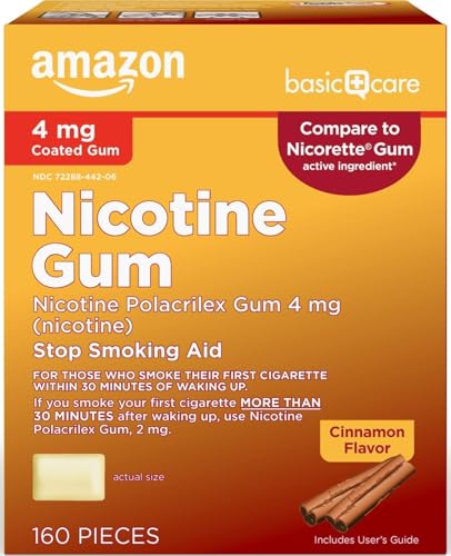 Amazon Basic Care Nicotine Polacrilex Coated...