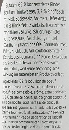 Knorr Professional konzentrierte Bouillon Rind (flüssig, 30 g Bouillon genügen für 1 l Wasser) 1er Pack (1 x 1 l)