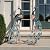 Ultym Extra Large Metal Peacock Garden Decor- Handmade 38" Standing Peacock Statue with Stable Ground Stakes, Backyard Decoration, Metal Garden Art Sculptures