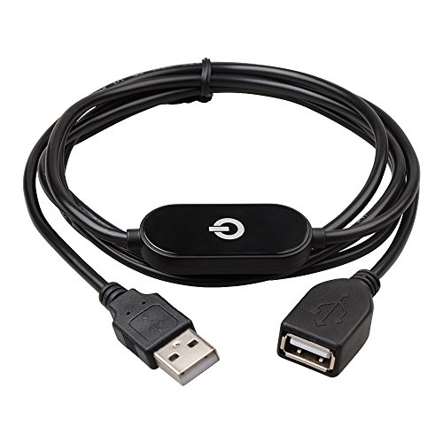 Onite LED Strip Dimmer Switch Cord, Female to Male Extension USB Cord for TV BackLight, 1m, 2-Pack