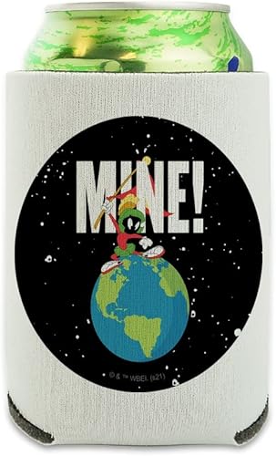 Looney Tunes Marvin the Martian Mine - Enfriador de latas – Funda de bebida con aislamiento térmico para bebidas