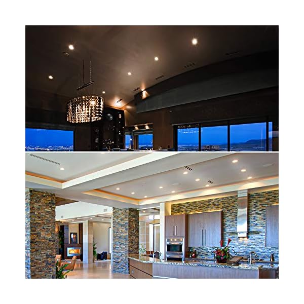B.K.Licht - 3er Set LED Einbaustrahler flach für das Badezimmer - Bad Feuchtraumleuchte LED - 3x5W LED - 30mm ultraflach – Bild 10