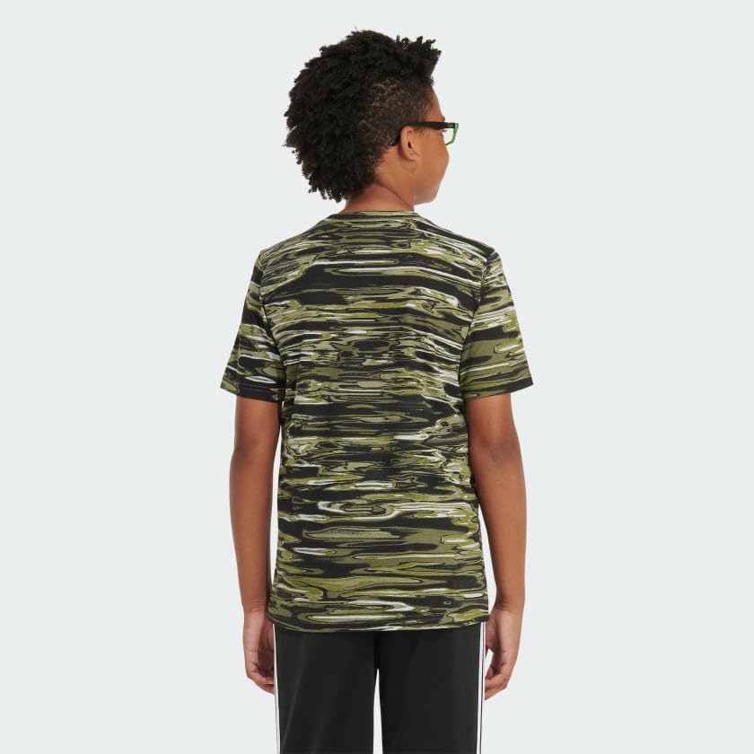 adidas Boy's All Over Print Liquid Camo Short Sleeve Tee (Big Kids)2