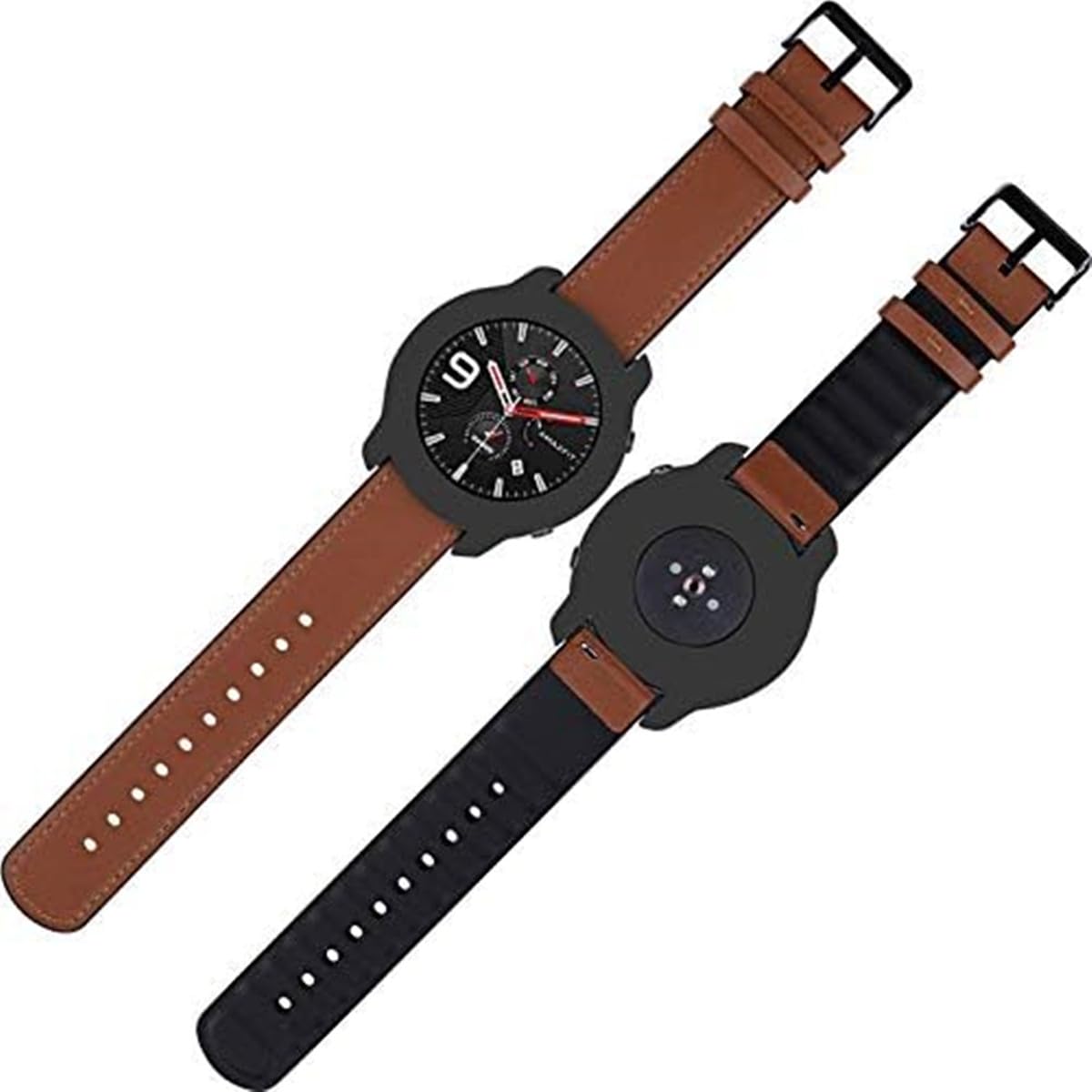 Custodia Compatible with Amazfit GTR 47mm, custodia protettiva in silicone TPU di ricambio Compatible with Amazfit GTR 47mm