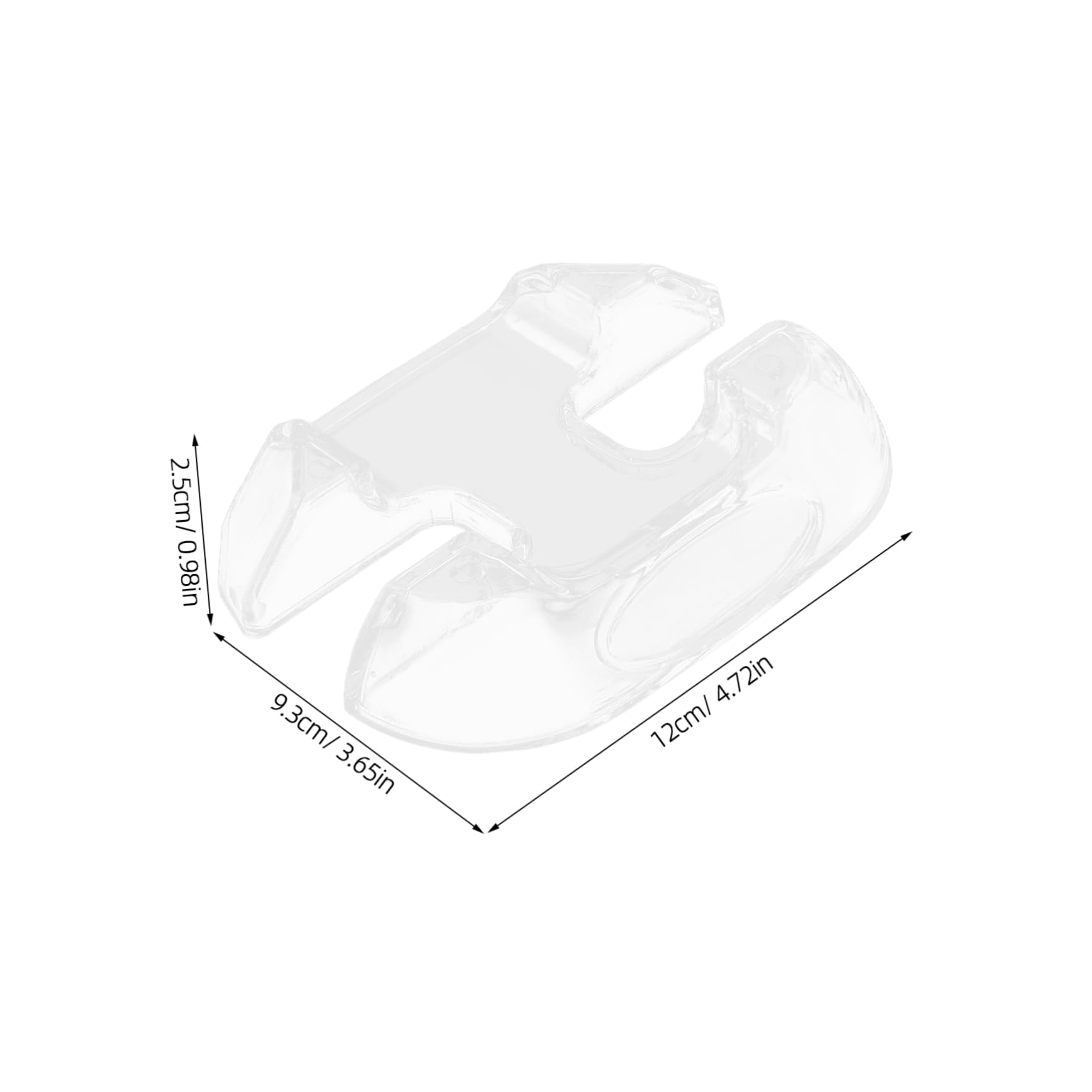 POPETPOP 2pcs Inline Roller Skate Display Rack Durable Acrylic Skate Shoe Holder for Organized Storage Easy Access Space Optimizing Design