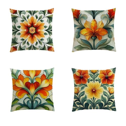 Housse de coussin équipé d'une fermeture à glissière invisible