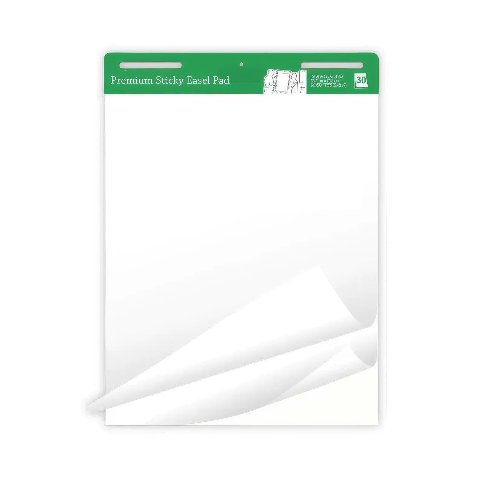 50 x 66cm Easel Pad flipchart Paper, FILP Chart Paper for Teachers, Giant Notes for Wall, 30 Sheets/Pad, 6 Pads