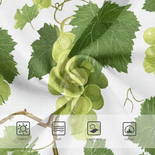 Wusikd Green Grapes Leaves Girls' Underwear Cotton Girls Briefs Soft Toddler Underwear 2T3