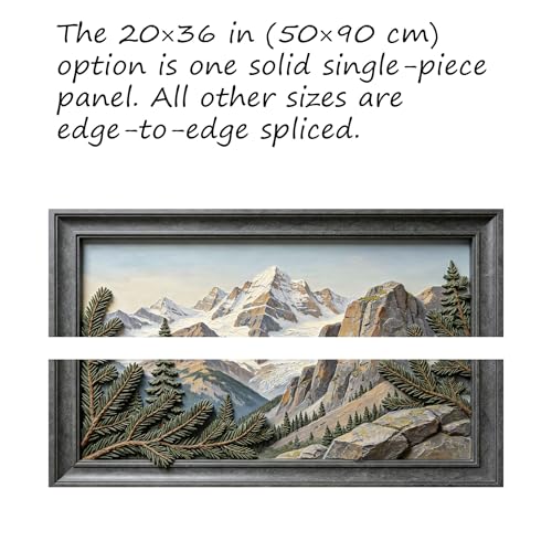 Arte de pared grande en 3D para tapar imperfecciones sin obras 6