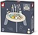 Janod J04402 Sweet Cocoon Wooden Activity Multi-Play Table Toddlers – Fine Motor Development – Non-Slip Feet – Water Painted and FSC Certified – Suitable for Age 1 Year and Above