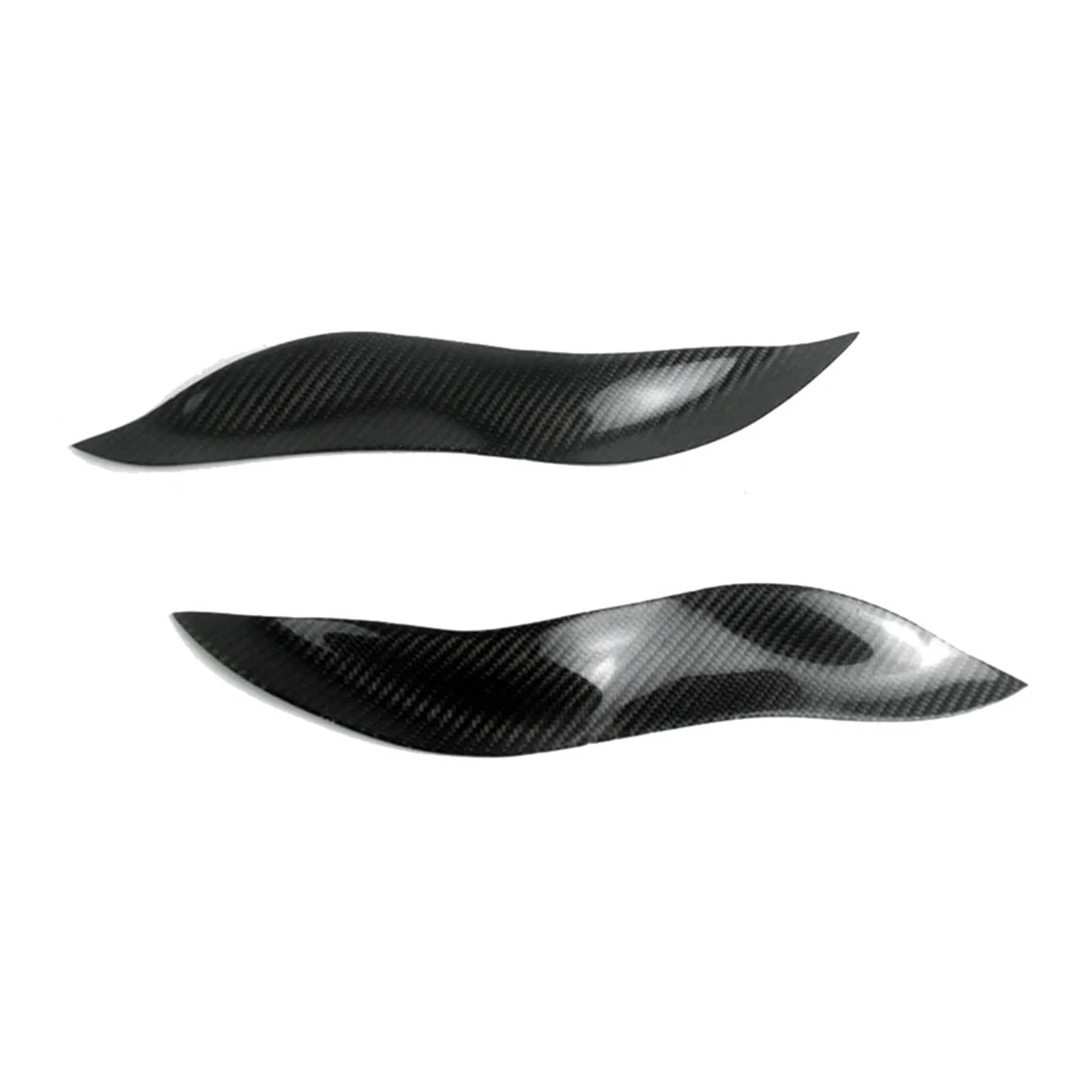 Cejas para Faros de Coche ZDPVK Pegatina for Faros Delanteros de Coche, diseño de Cejas y párpados, for Smart, Color Carbono 2003
